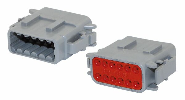 "Deutsch" Stecker Mini - 12 pol.