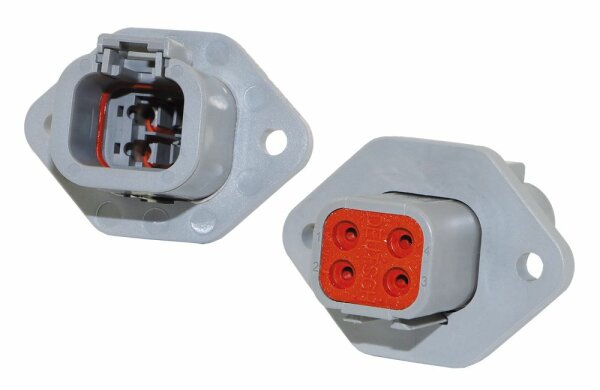 DTP "Deutsch" Einbau-Steckdose - 4 pol.