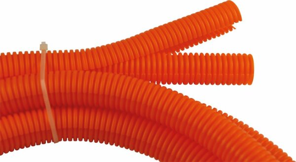 Gaîne DUPLEX annelée orange NW 14 Polypropylen