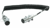 Spiral-Kabel EURO-S-Stecker 7-pol./ 4.5 m