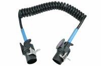 Spiralkabel mit Stecker 15-pol. 24 V 3.5 m