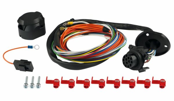 Jeu de câble pour remorque avec prise 13 pôles 12V