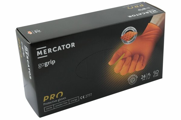 Mercator Gogrip Handschuhe orange Grösse L
