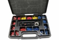 Sortiment Kabelschuhe mit Rätschenpresszange