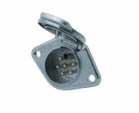 EURO-S Steckdose 7-pol. 24 V Alu