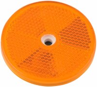 Rückstrahler 60 mm orange selbstklebend mit...