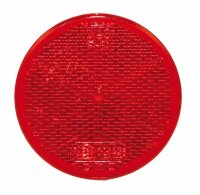 Rückstrahler rot ø 60mm ohne Loch