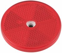 Rückstrahler 60 mm rot selbstklebend mit...