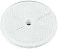 Rückstrahler 60 mm weiss selbstklebend mit...
