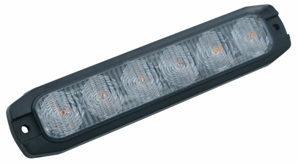 911 Signal LED-Blitzleuchte FIN6, blau/gelb, ECE-R65, 12 / 24 V