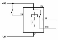 Flip-Flop-Schritt-Relais 24 V 20/10 Amp.