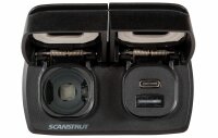 Einbausteckdose - Powerdose plus 1 x USB-A/-C