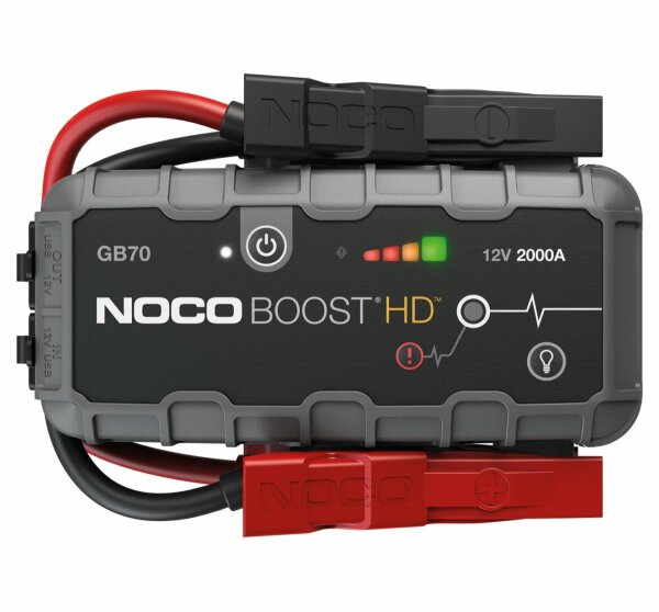 Noco - Boost HD 12 V 2’000 A, avec sortie 12 V 15 A et USB-C