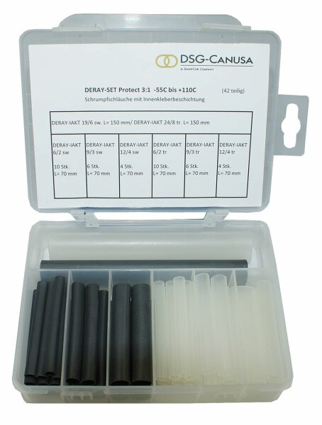 Schrumpfschlauch-Set 3:1 mit Kleber