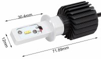 2 Stk. H3-LED Lampen 12/24 V 4’000 lm 7G