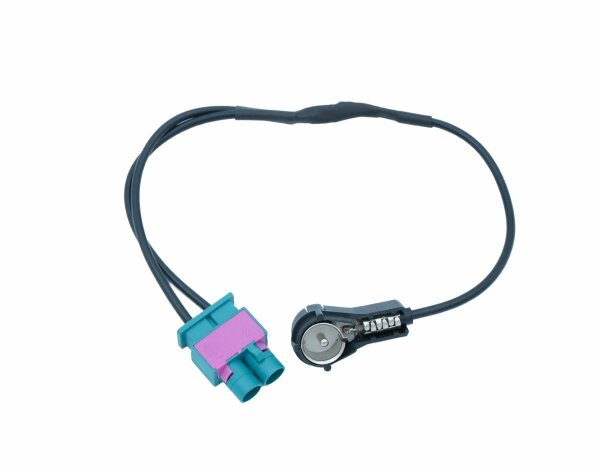 Adaptateur antenne Fakra double mâle > ISO mâle