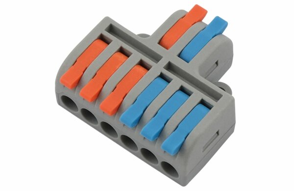 Verbindungsklemme potential-getrennt, 2 -> 6