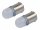 2x LED-Lampe 360° 12V weiss