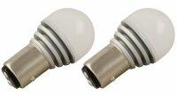 2 x LED-Lampe 360° 24 V BAY15d *weiss*