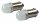 2x LED-Lampen 360° 12V weiss
