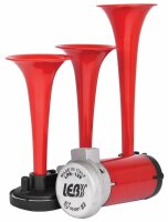 Kompressorfanfaren rot 3-Klang 12V
