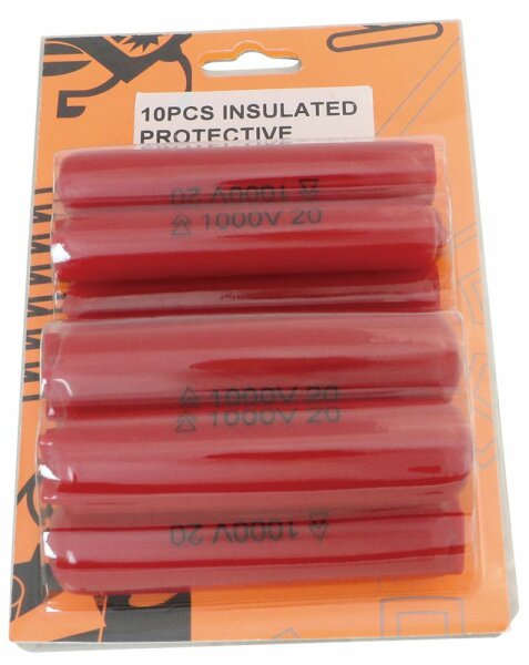 Aufstecktüllen mit Klemmkappe für Kabelisolation