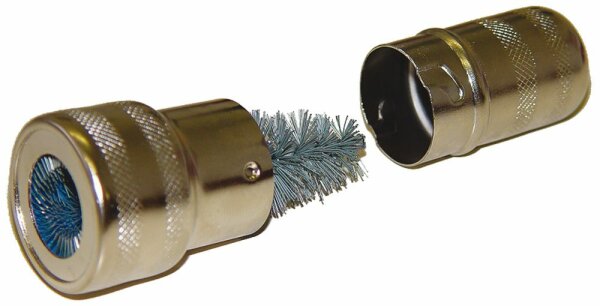 Brosse pour nettoyer pôles et cosses de batt.