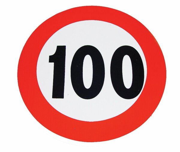 Geschwindigkeits-Begrenzungs-Schild 100 km/h