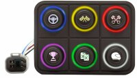Clavier avec 6 touches (2X3), CAN, Deutsch connecteur 12...