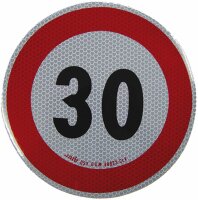 Geschwindigkeits-Begrenzungs-Schild 30 km/h