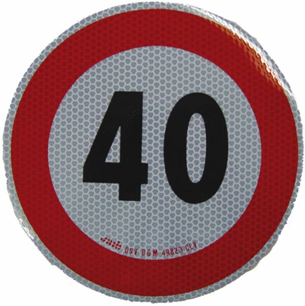 Geschwindigkeits-Begrenzungs-Schild 40 km/h