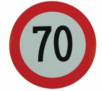 Geschwindigkeits-Begrenzungs-Schild 70 km/h