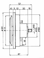 Tellerhorn tief, 2-pol, 24 V