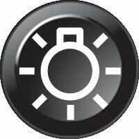 Insert de symbole 15 mm Phare principal