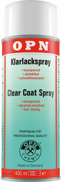 Klarlack Spray transparent