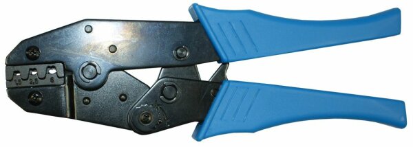 Rätschen-Presszange für blanke Kabelschuhe