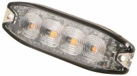 LED-Blitzleuchte gelb, ECE R65, 12/24 V