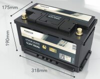 Forster LiFePO4 Lithium-Batterie 12 V 100 Ah High Power