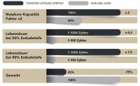 Forster LiFePO4 Lithium-Batterie 12 V 200 Ah High Power
