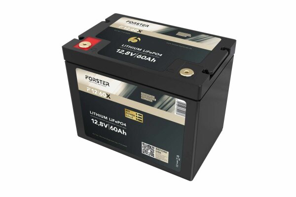 Forster LiFePO4 Lithium-Batterie 12 V 60 Ah High Power