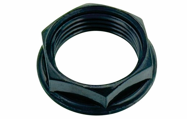 Harnessflex M20 Kontermutter Schwarzes Nylon