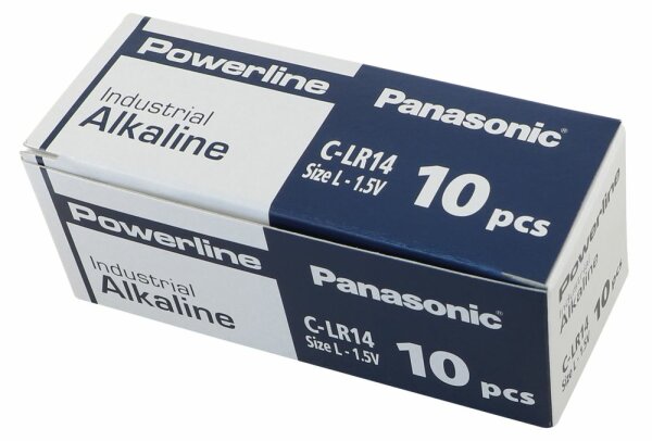 C - Panasonic piles en blister de 10 pcs