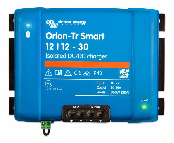Victron - Orion-TR smart DC/DC Wandler 12->12 V 30 A mit Bluetooth