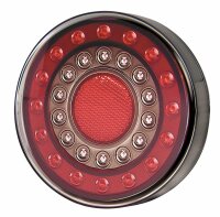 LED Schlussleuchte rund 12/24 V