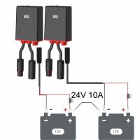 DEFA - Batterieladegerät Einbau 12 V 10 A