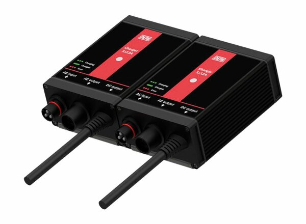 DEFA - Batterieladegerät 2 x 12 V 12 A (24 V)
