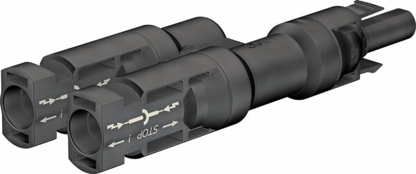 Solar-Stecker Verteiler Stecker, MC4, +/-/-
