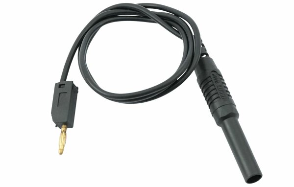 Câble adaptateur / cordon de mesure 15 cm noir