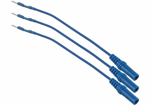 Câble de mesure Fiche plate mâle 2.5 mm,