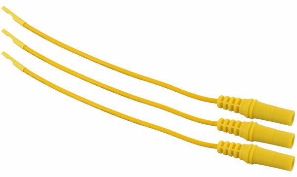 Messleitung 0.8 mm Flachsteckhülse